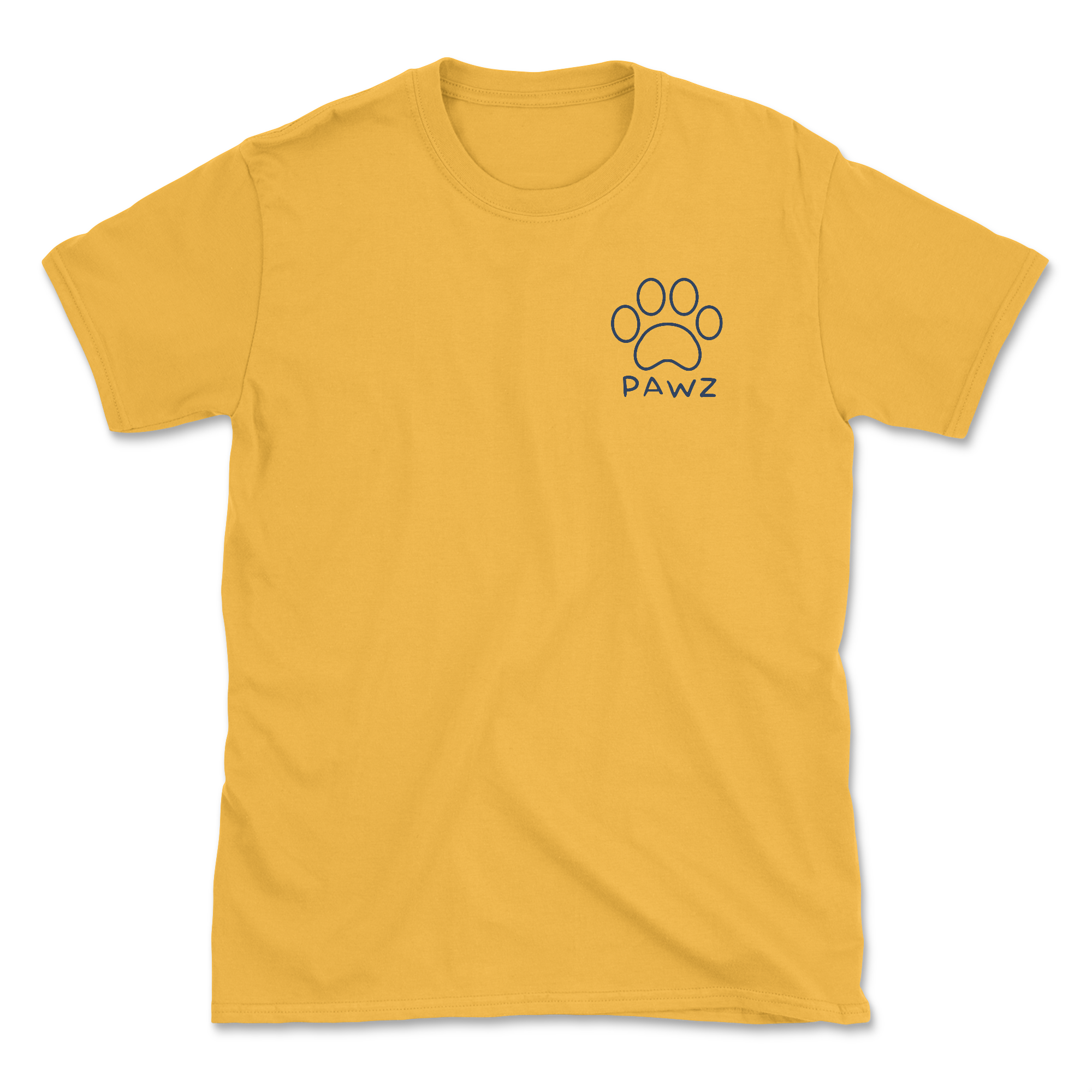 West Virginia Flag Paw (Adult Short Sleeve T-Shirt)