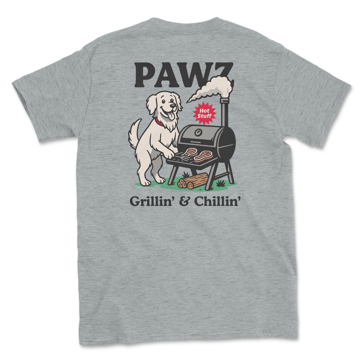 Grillin' & Chillin' (Adult Short Sleeve T-Shirt)