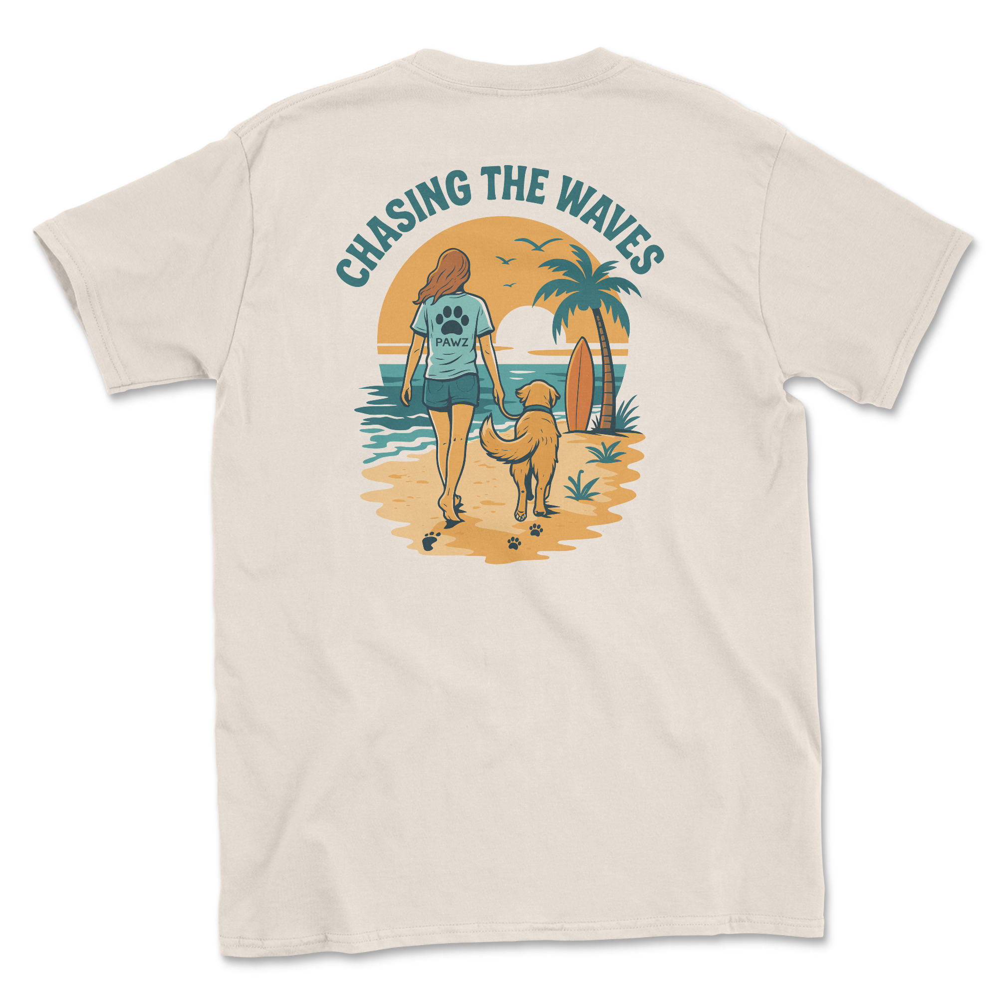 Chasing Waves (Adult Short Sleeve T-Shirt)