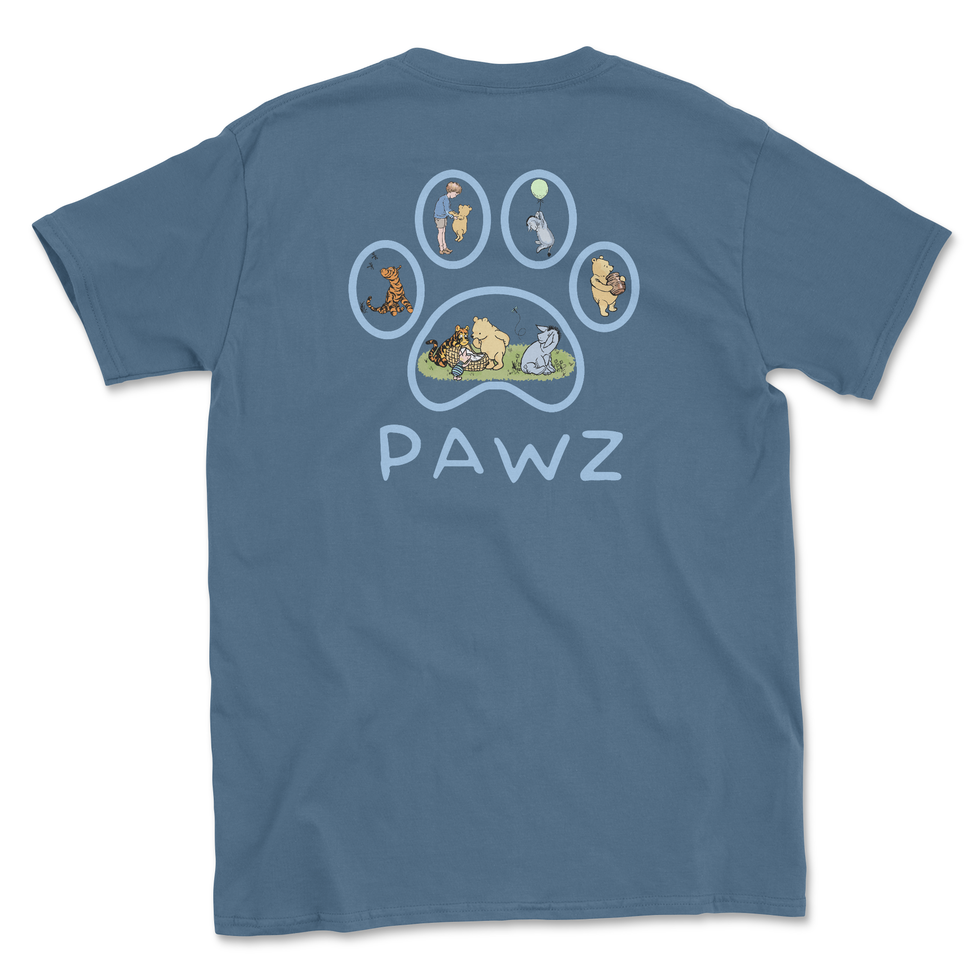 Pooh Paw - Indigo (Adult Short Sleeve T-Shirt) Limited Edition