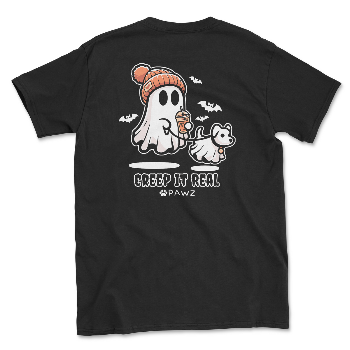 Creep It Real (Back Print) (Adult Short Sleeve T-Shirt)