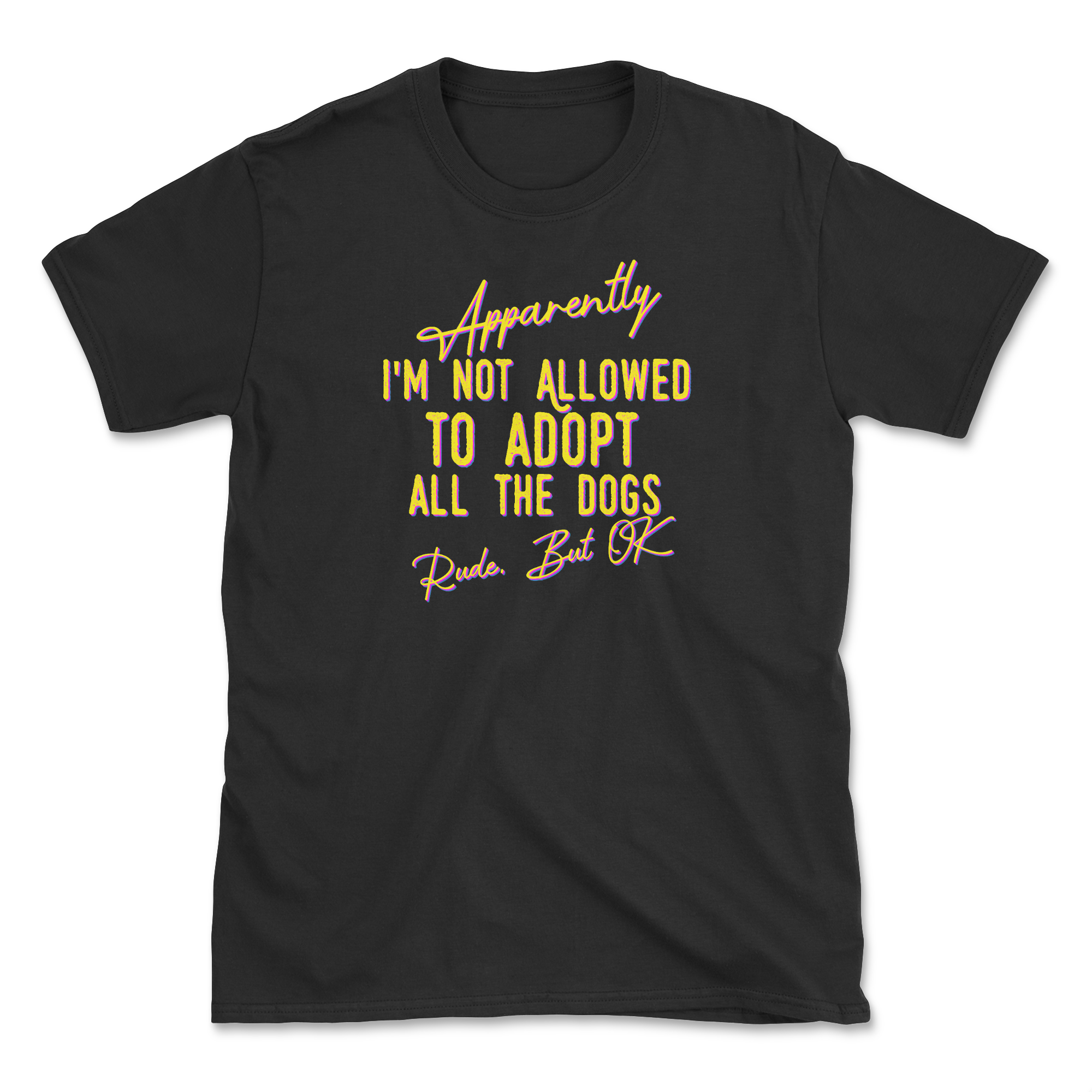 Apparently Not - Dark (Adult Short Sleeve T-Shirt) Super Sale
