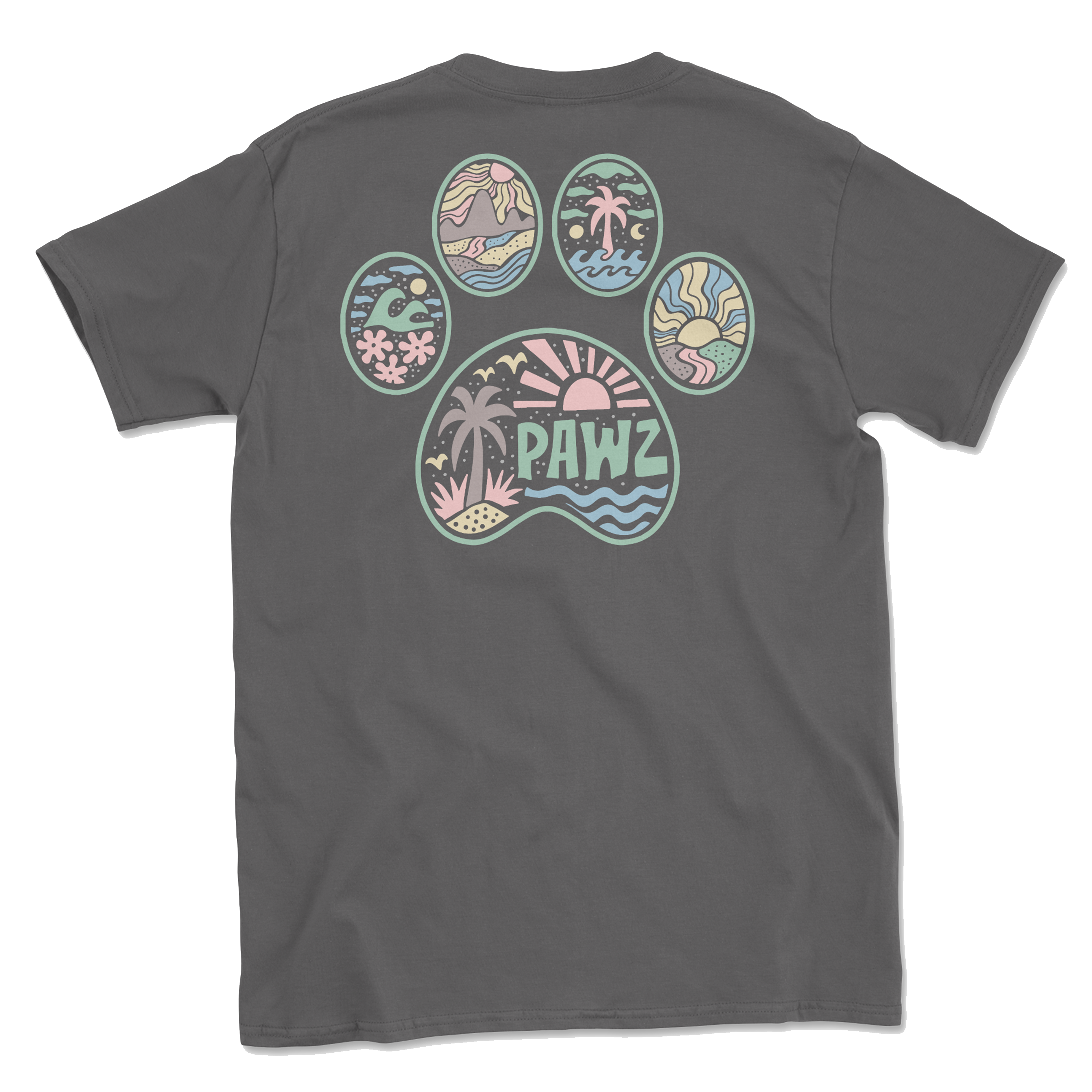 Beach Sunrise (Adult Short Sleeve T-Shirt)