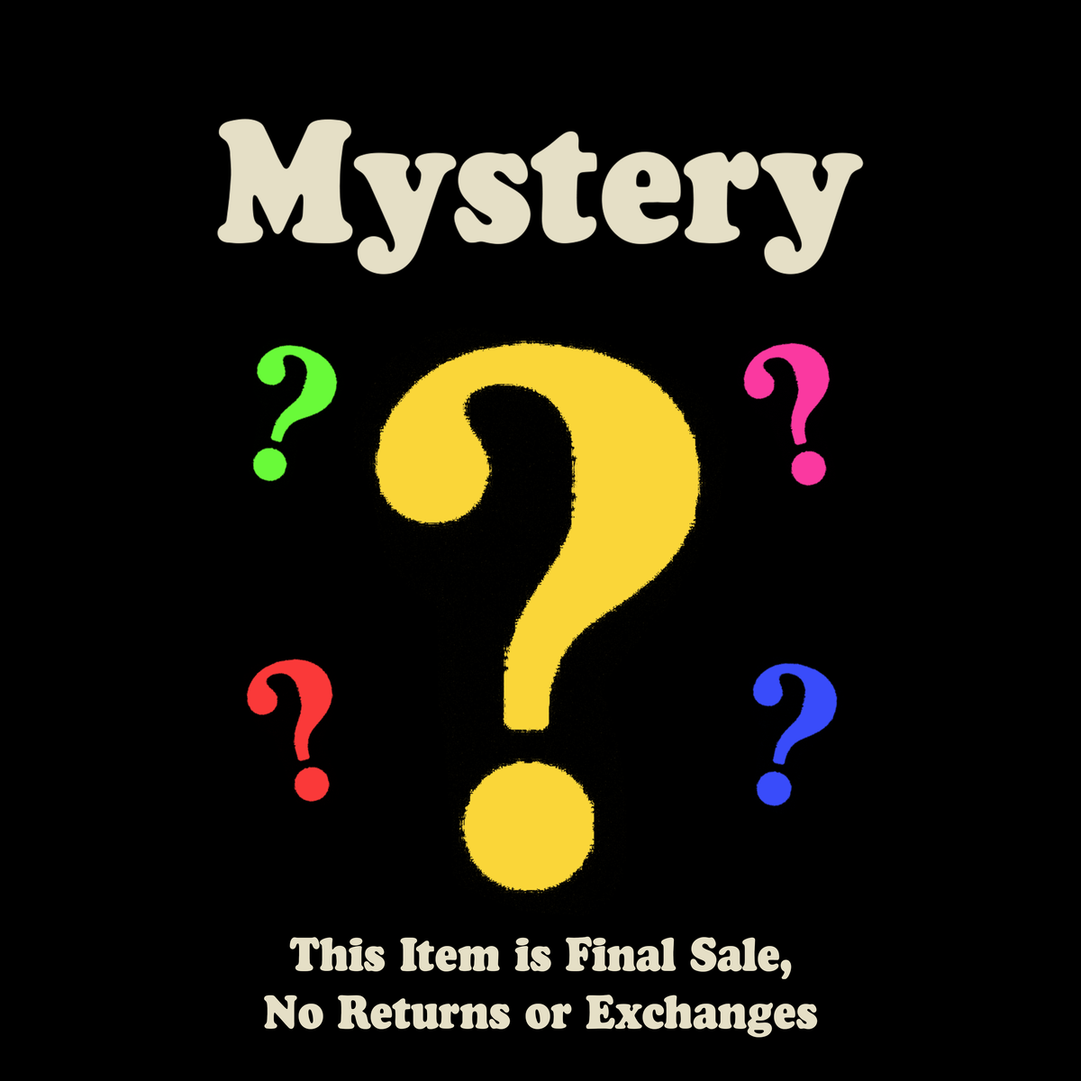 Mystery (Adult Hoodie) (Only $29.99) (Final Sale, No Returns or Exchanges)