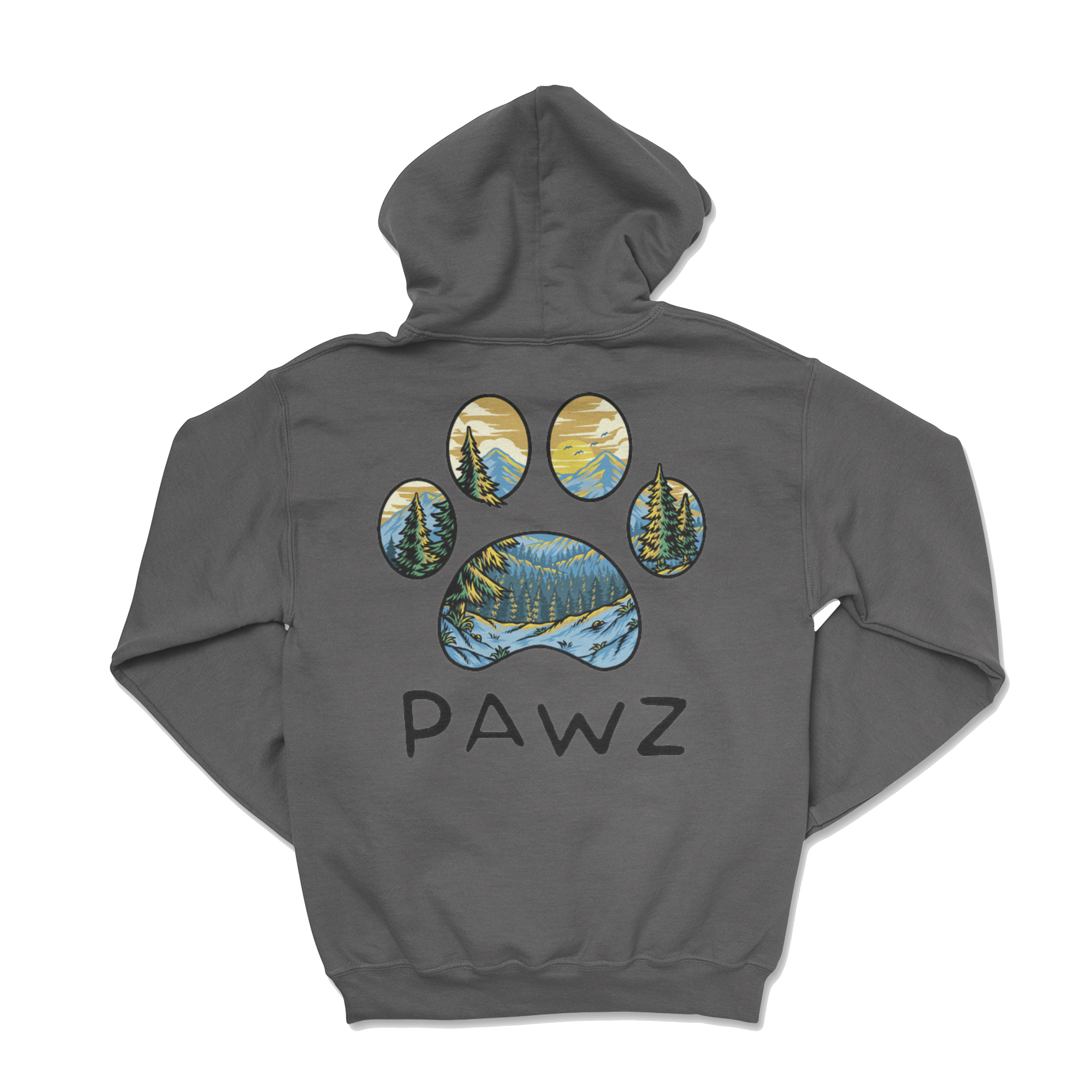 Mountain Sunset (Adult Hoodie)