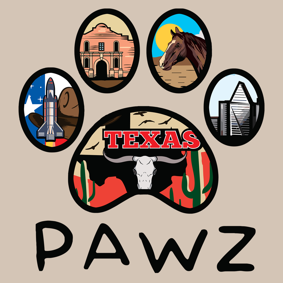 Texas Highlight (Super Sale) (Adult Short Sleeve T-Shirt) (100% Donation)