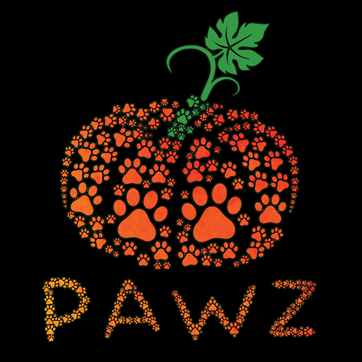 Pawz Pumpkinz (Super Sale)(Adult Short Sleeve T-Shirt)