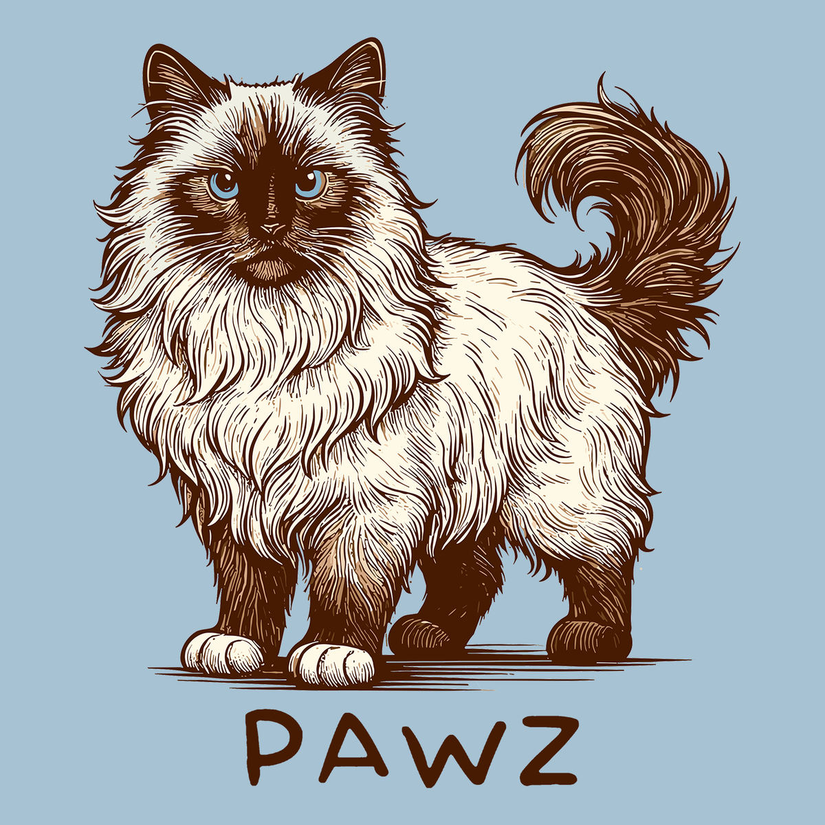 Ragdoll (Adult Short Sleeve T-Shirt)