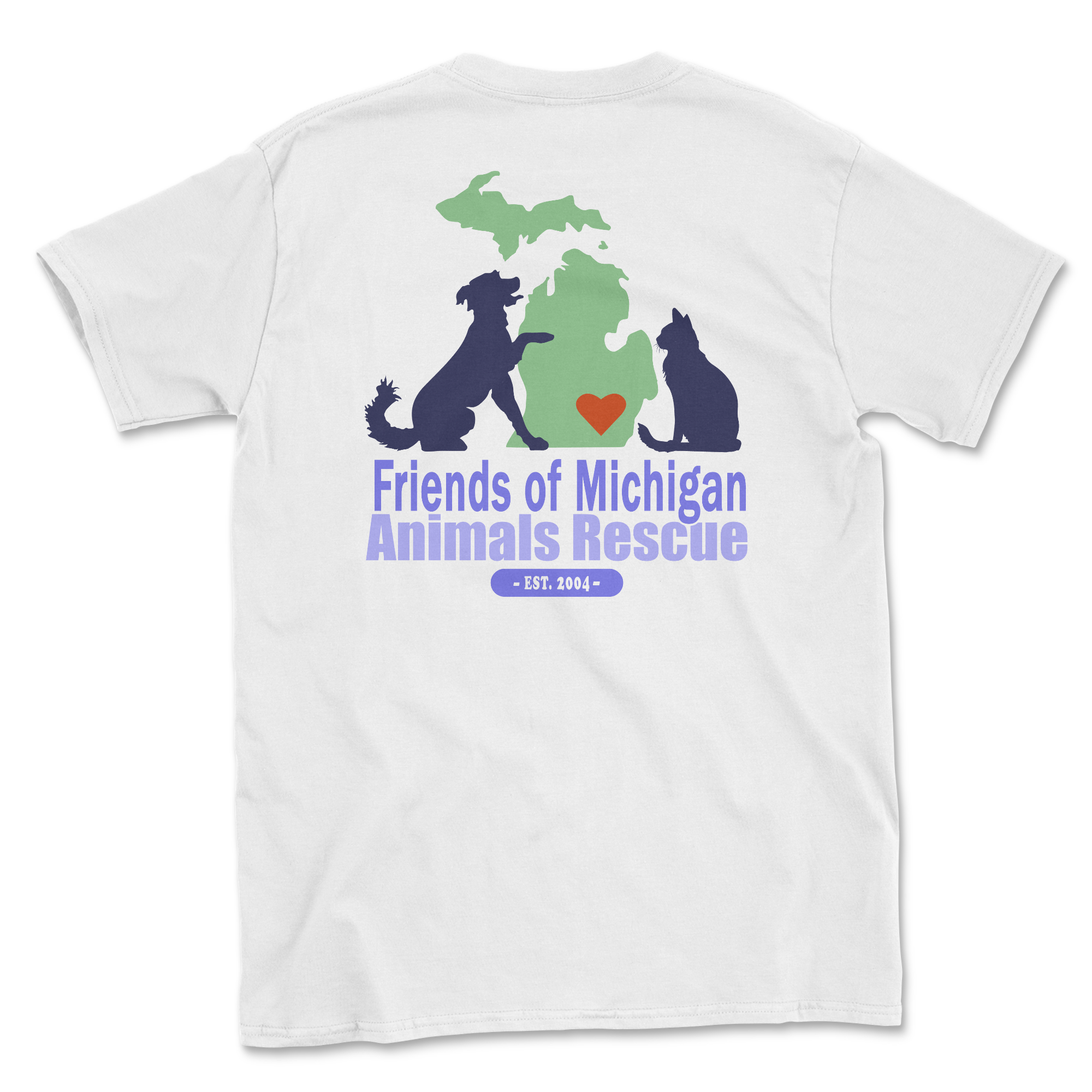 Logo - White (Adult Short Sleeve T-Shirt)