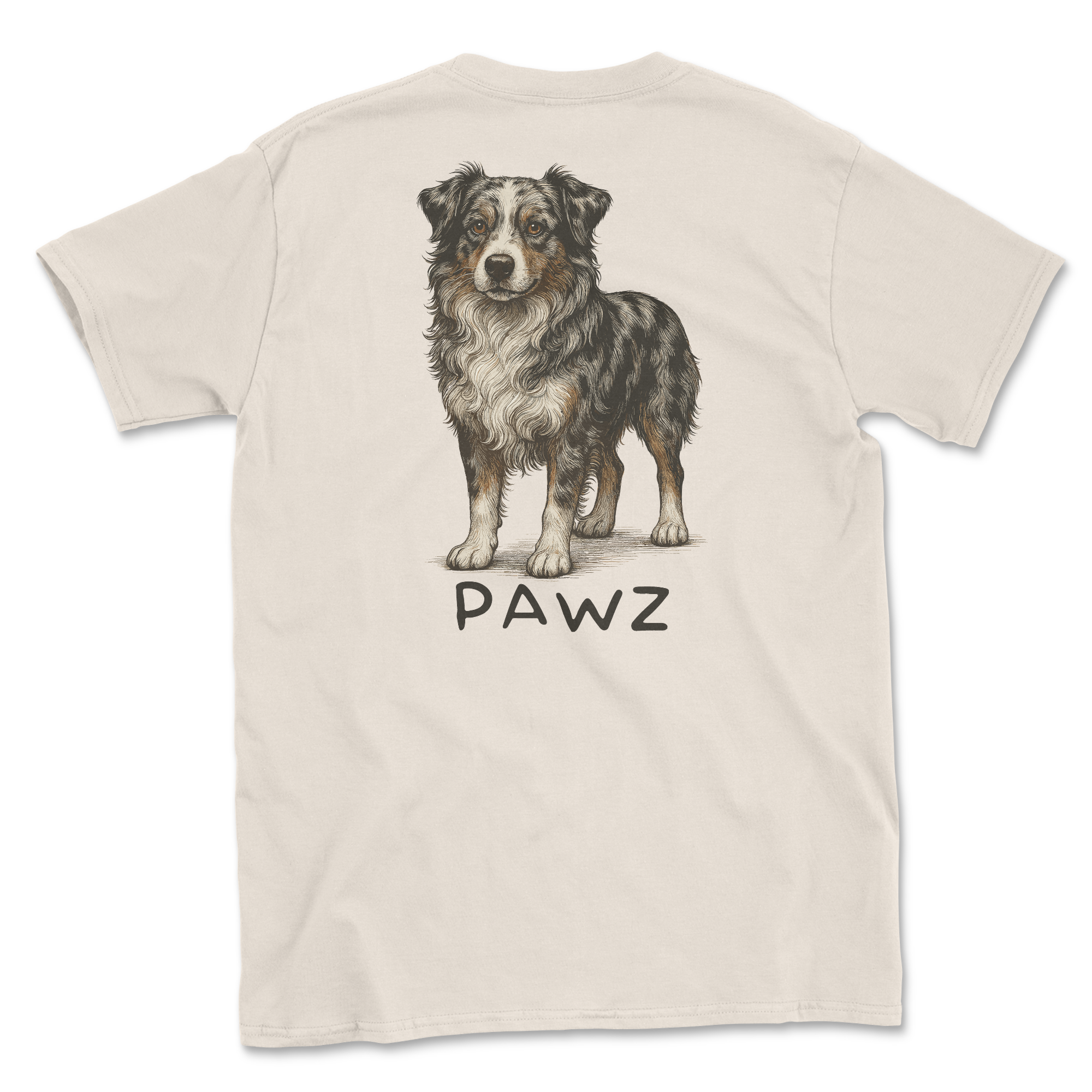 Blue Merle Aussie (Adult Short Sleeve T-Shirt)