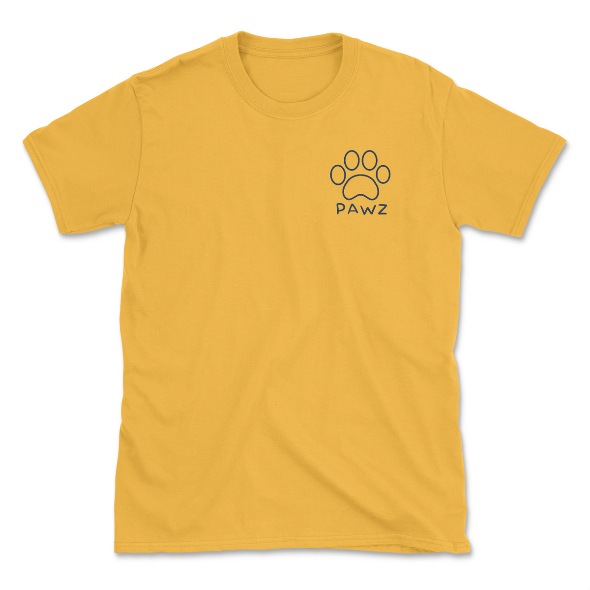 West Virginia Flag Paw (Adult Short Sleeve T-Shirt)