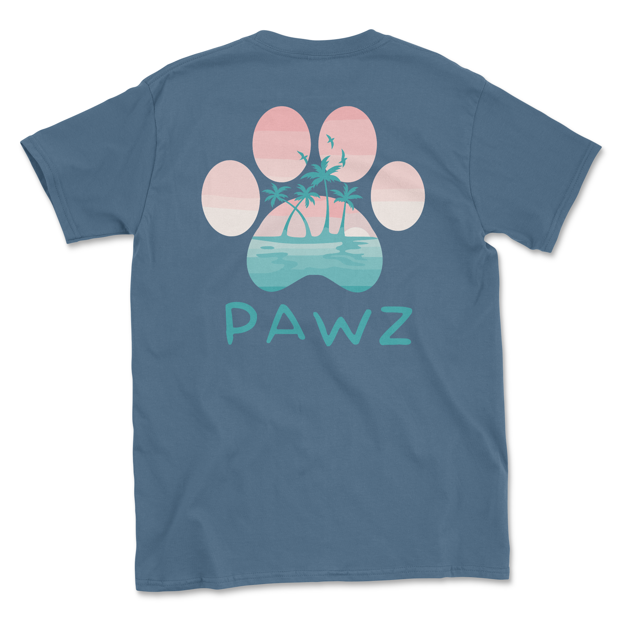 Paradise Paw (Adult Short Sleeve T-Shirt)