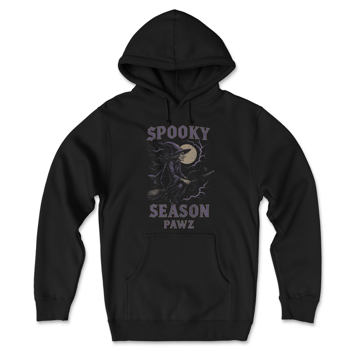 Spooky Season Witch (Front Print) (Adult Hoodie)