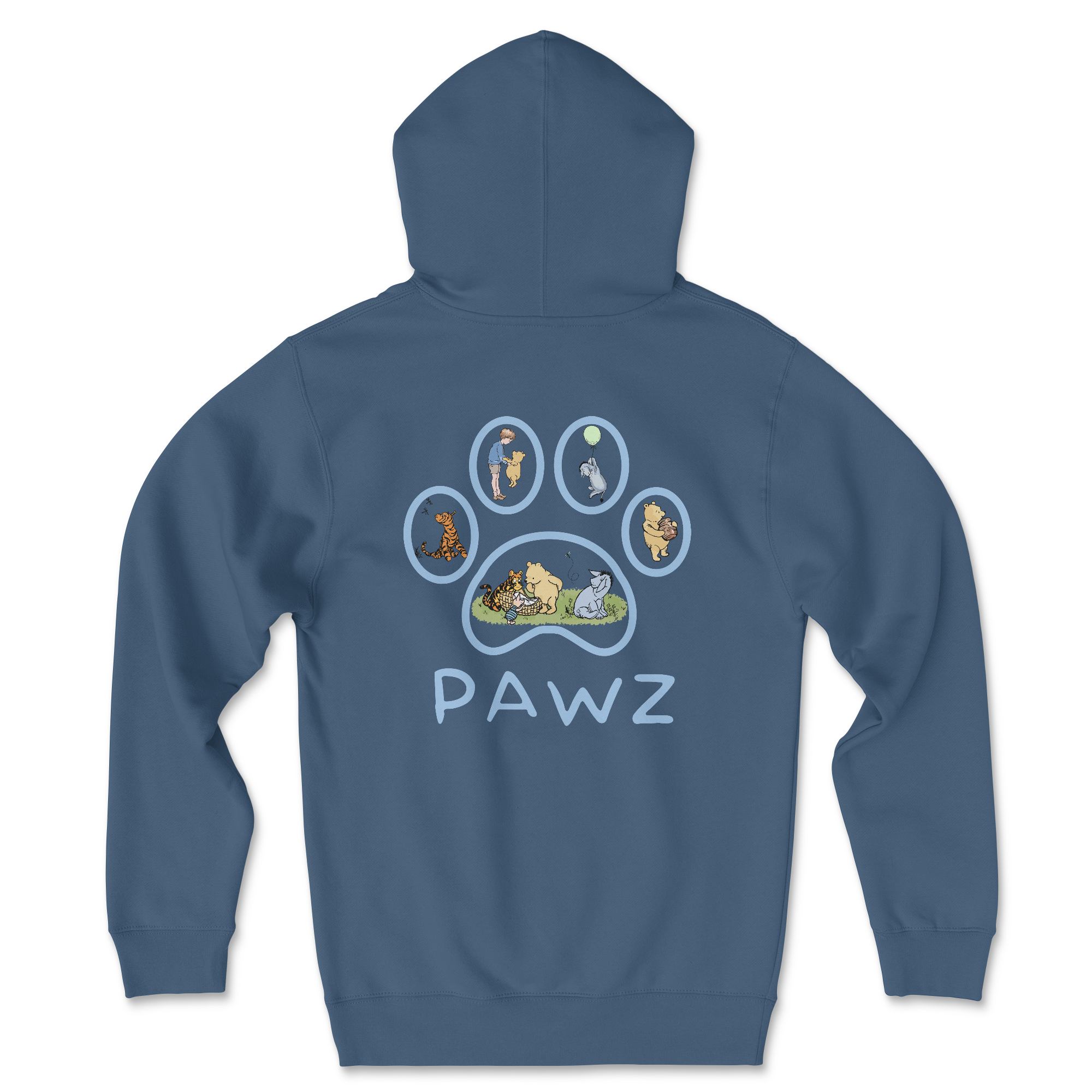 Pooh Paw - Indigo (Adult Hoodie) Limited Edition