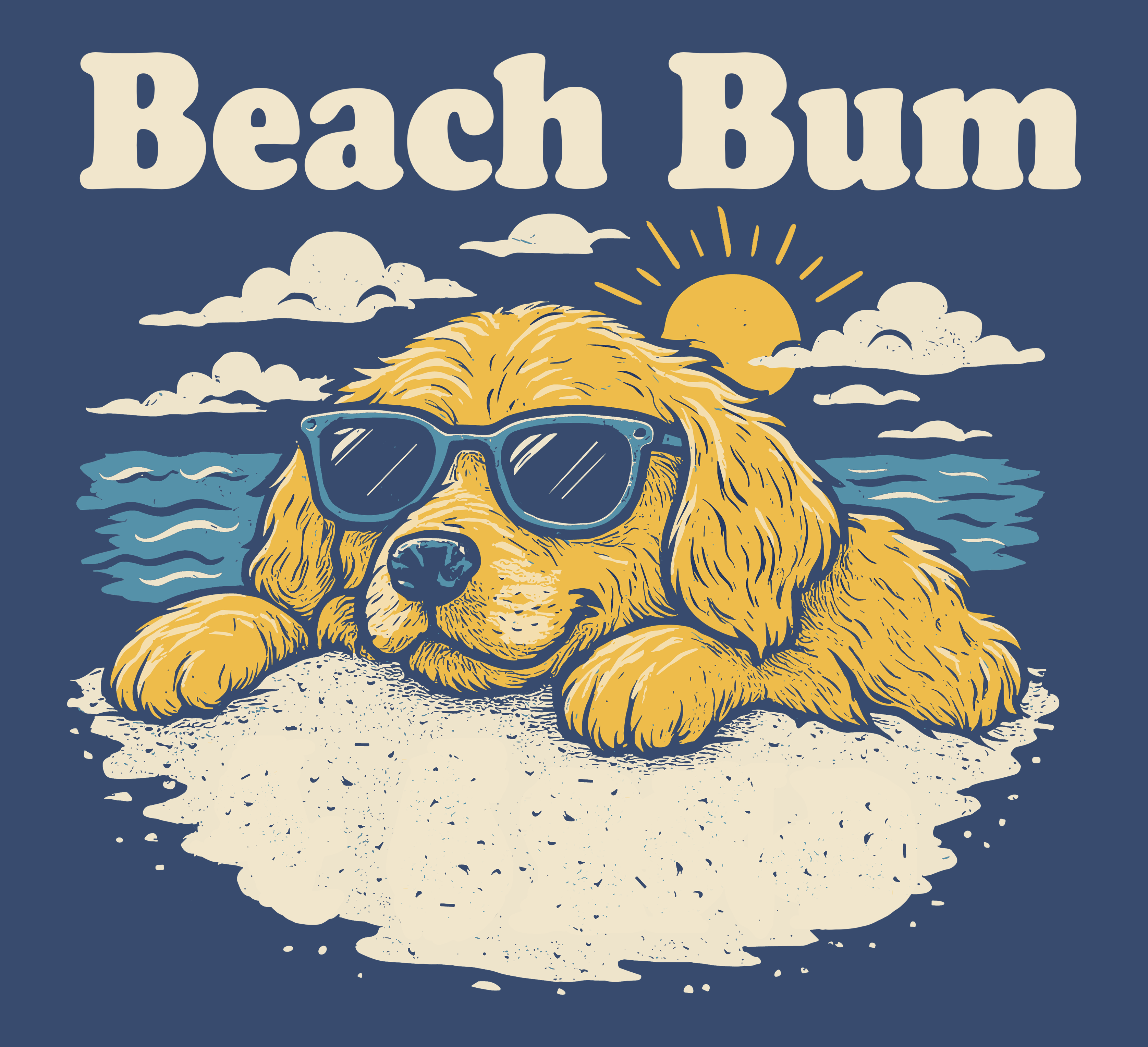Beach Bum (Adult Short Sleeve T-Shirt)