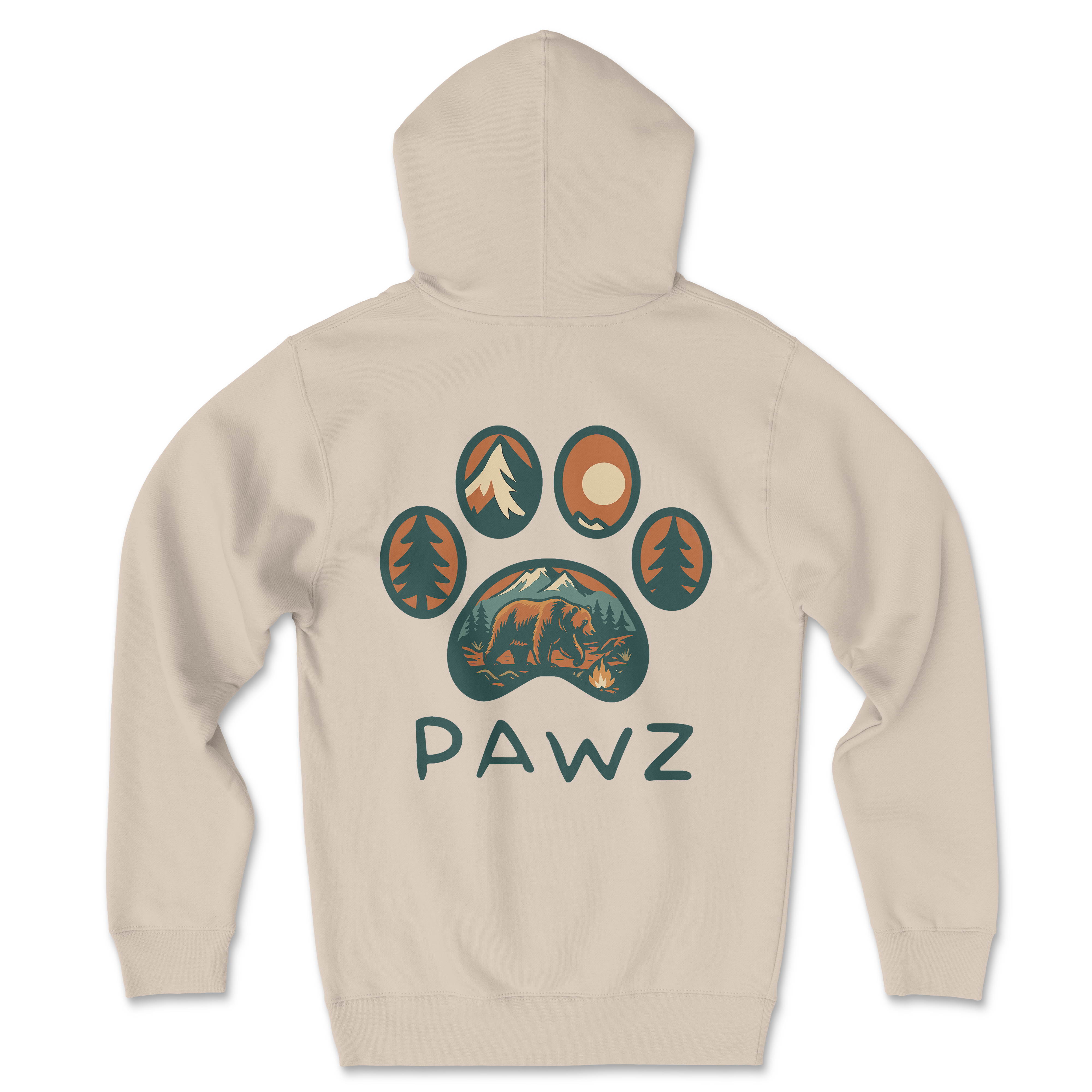 Bear Tracks (Adult Hoodie)