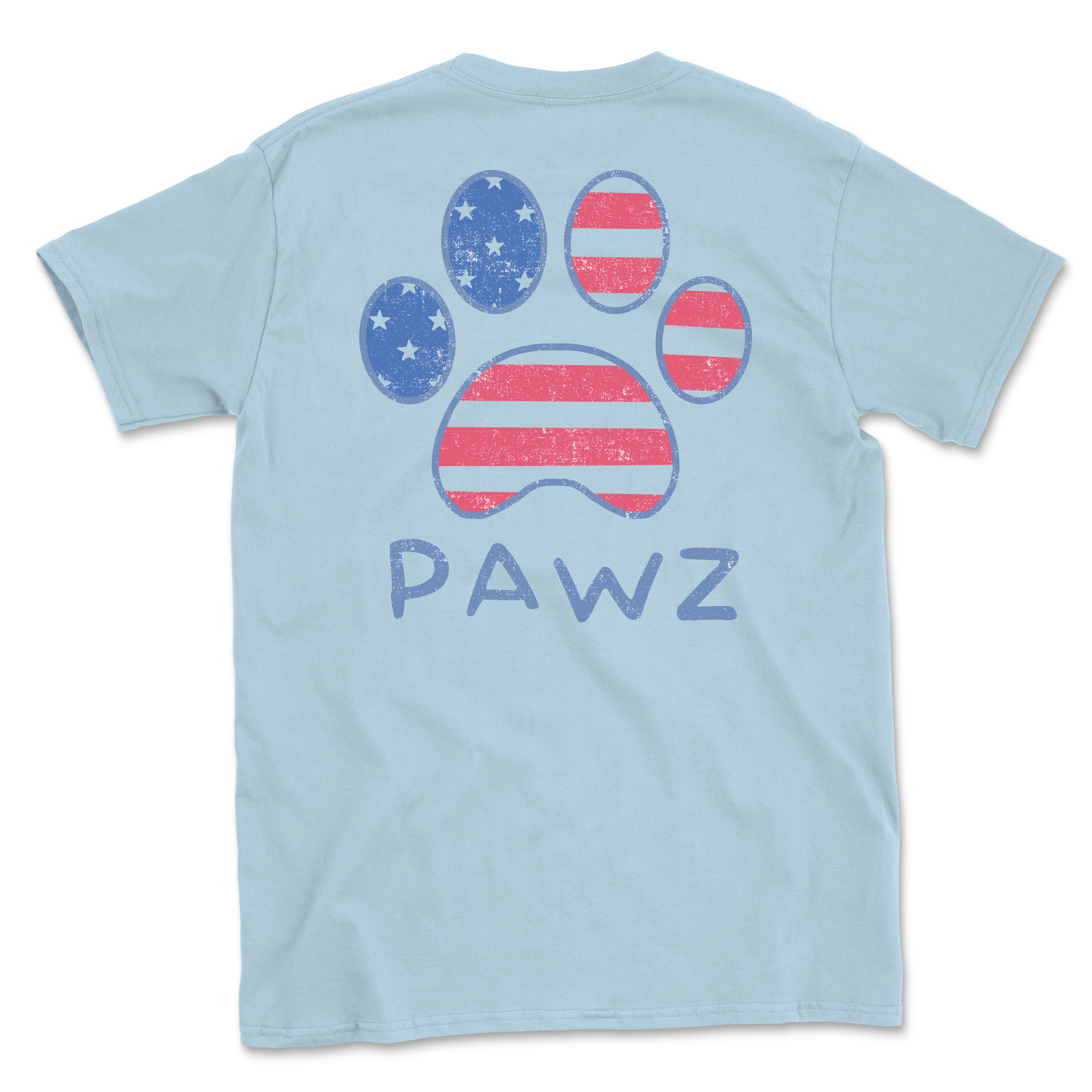 USA Flag (Adult Short Sleeve T-Shirt)