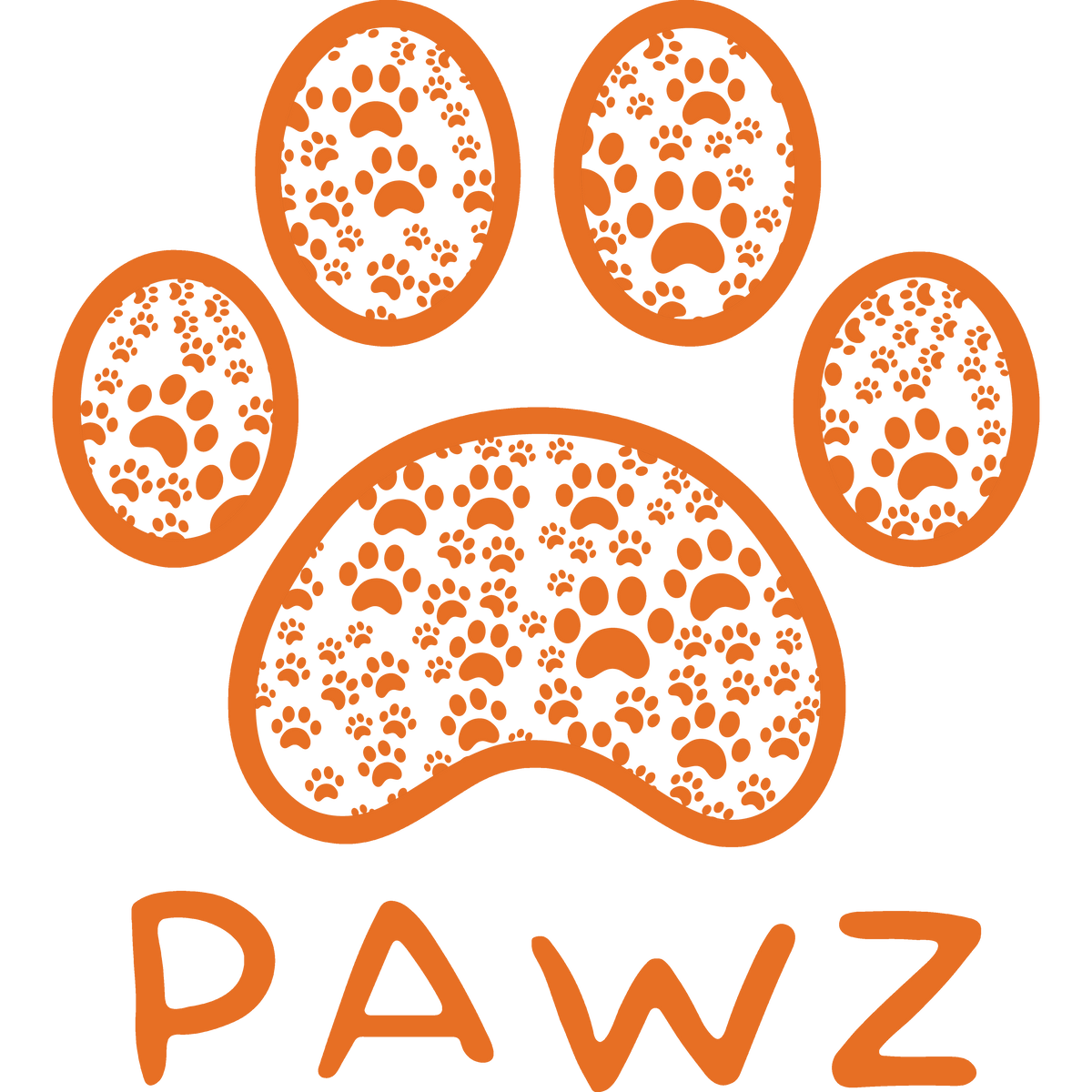 Paw Print Mosaic (Adult Hoodie) Super Sale