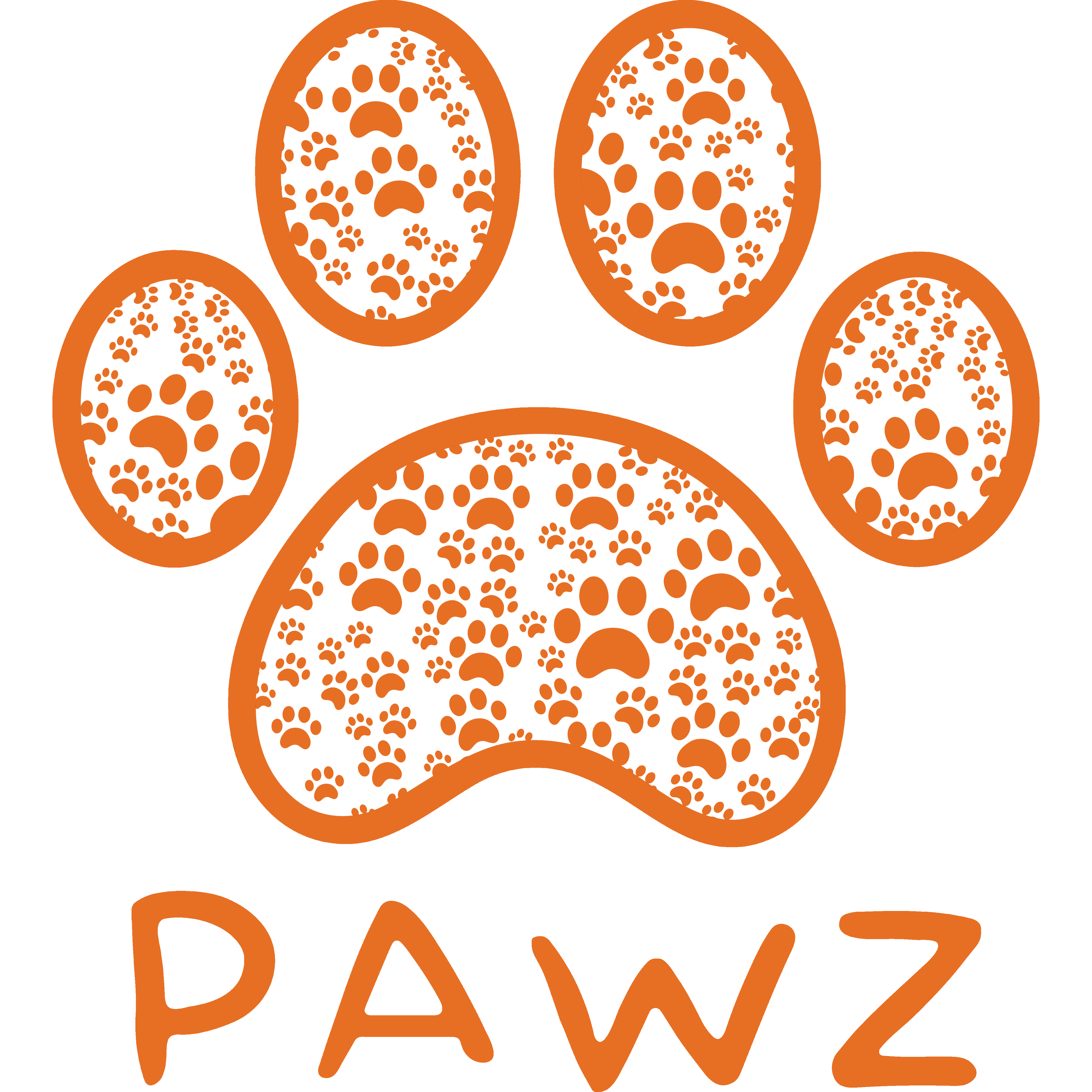 Paw Print Mosaic (Adult Hoodie) Super Sale